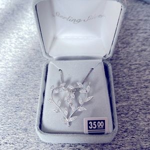 Sterling Silver Heart Pendant Necklace